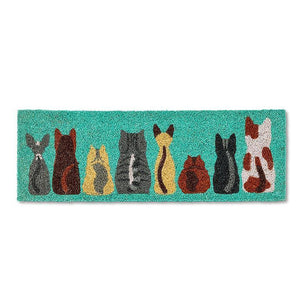 Row of Cats Balcony Doormat (Re-Stocked!)