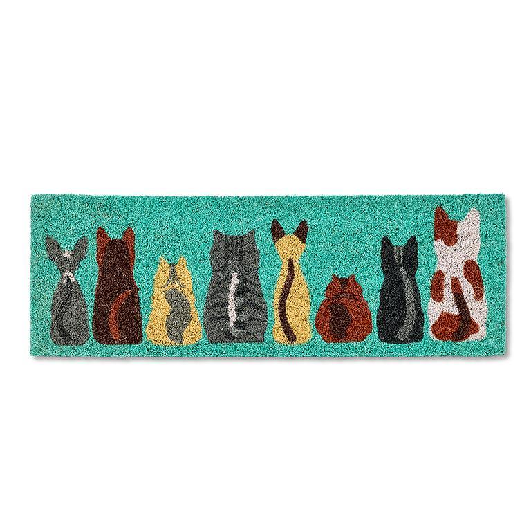 Row of Cats Balcony Doormat (Re-Stocked!)