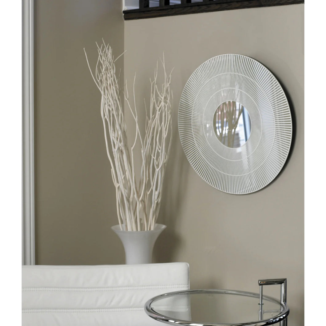 Modern White Mirror