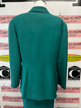 Load image into Gallery viewer, Vintage Jackie K Teal Dress &amp; Jacket Set (Size M)
