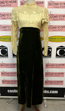 Load image into Gallery viewer, Vintage Handmade Lace &amp; Velvet Dress (Size S)
