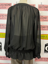 Load image into Gallery viewer, Black Sheer Blouse (Size M)
