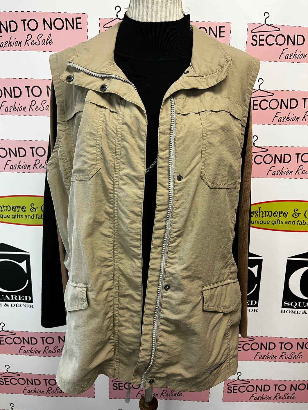 Eddie Bauer Nylon Vest (Size 2XL)