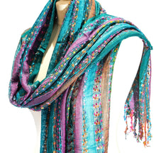Cargar imagen en el visor de la galería, Indian Slub Scarf (6 Colors)
