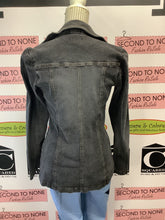 Load image into Gallery viewer, Armor Jeans Grey Double Breasted Jean Jacket (Size S)
