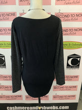 Load image into Gallery viewer, Black &amp; Grey Abstract Tunic (Size Medium)
