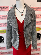Cargar imagen en el visor de la galería, Michael Kors Frayed Trim Tweed Jacket (Size 6)
