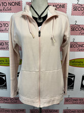 Cargar imagen en el visor de la galería, Baby Pink Adidas Textured Hoody (Size L)
