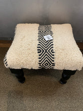 Load image into Gallery viewer, Tousled Geo Foot Stool
