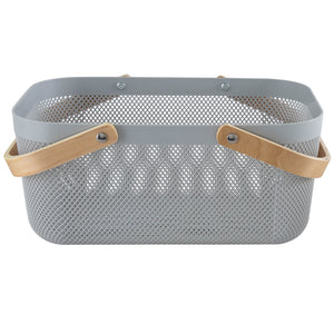 Grey Mesh Storage Baskets (2 Sizes)