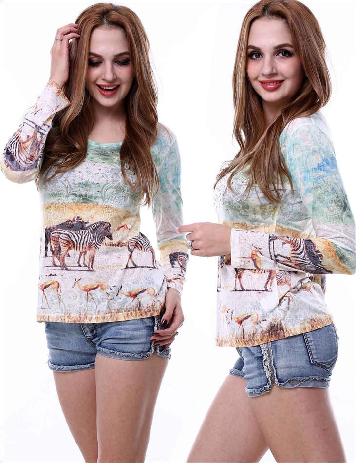 Zebra Printed Top