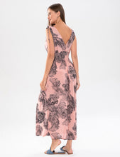 Load image into Gallery viewer, Rose Print Maxi Dress (One Size)
