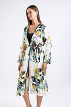Load image into Gallery viewer, Satin Belted Kimono (One Size)
