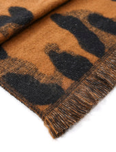 Cargar imagen en el visor de la galería, Brown &amp; Black Leopard Scarf (Restocked!)

