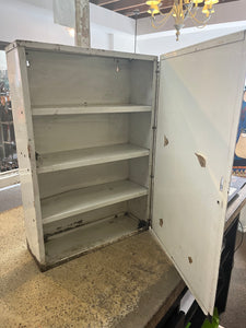 Antique B /A Metal Mechanics Cabinet