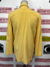 Load image into Gallery viewer, Vintage TraditionYellow Wool Blazer (Size 12)
