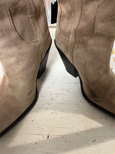 Load image into Gallery viewer, Faux Suede Knee High Cowboy Boots (Size 10)
