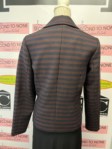 Isaac Mizrahi Striped Jacket (Size 10)
