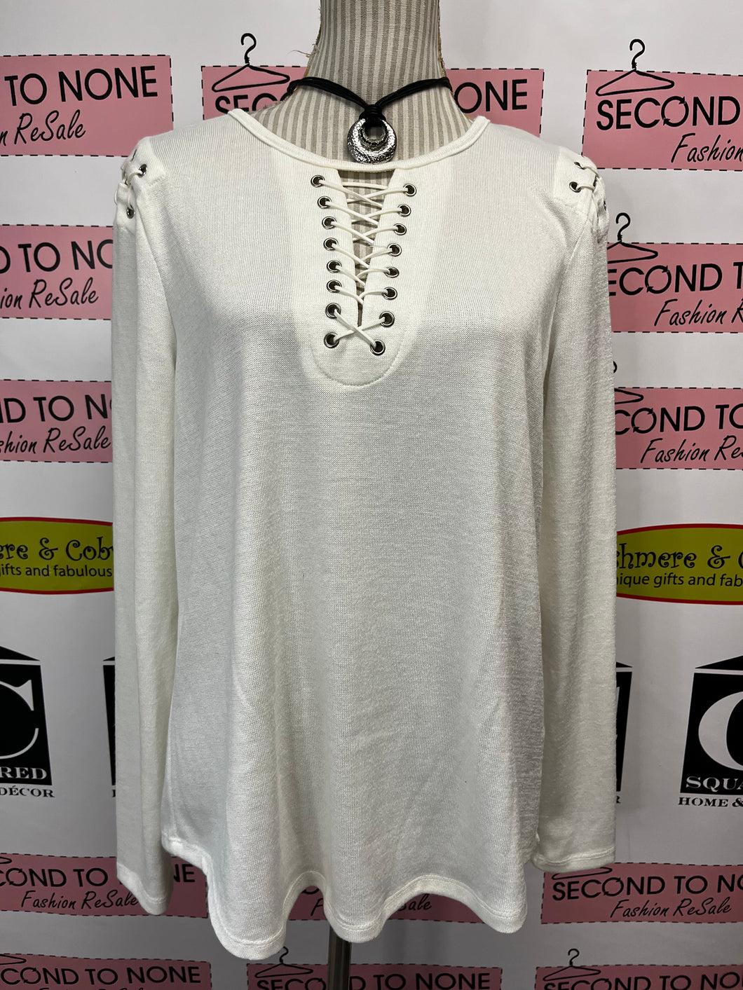 Dex Lace Up Top (Size M)
