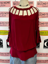 Cargar imagen en el visor de la galería, Joseph Ribkoff Cutout Blouse (Size 16)
