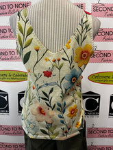 Load image into Gallery viewer, Made In Italy Floral Print Sparkly Tank
