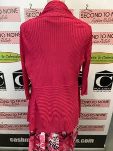 Pretty in Pink Cardigan (Size S/M)