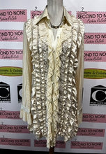 Cargar imagen en el visor de la galería, A.B.S. By Allen Schwartz Long Lace Blouse (Size M)
