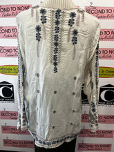 Load image into Gallery viewer, Johnny Was Embroidered Blouse (Size L)
