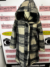 Load image into Gallery viewer, Black Plaid Teddy Bear Coat
