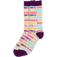 Load image into Gallery viewer, "Books Books Books" Unisex Crew Socks
