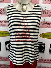 Load image into Gallery viewer, Striped Nautical Top (Size L)
