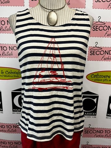 Striped Nautical Top (Size L)