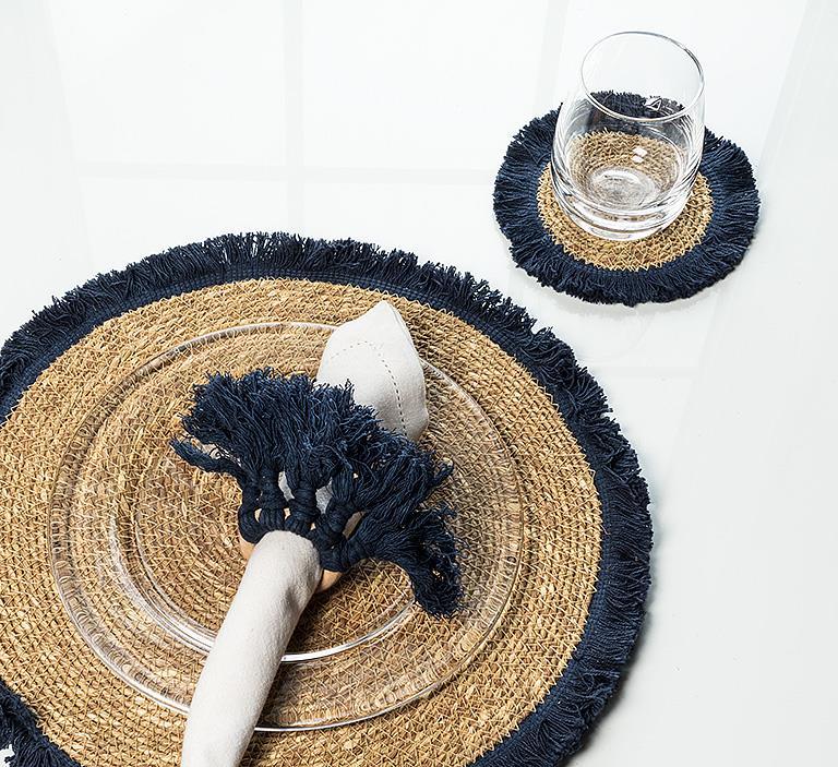 Fringed Placemat (2 Colors)