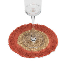 Load image into Gallery viewer, Fringed Coaster (2 Colors)
