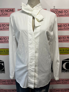 Lavia Italian White Blouse (Size 50=XXL)