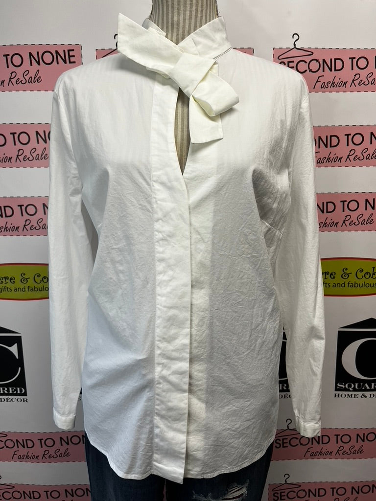 Lavia Italian White Blouse (Size 50=XXL)