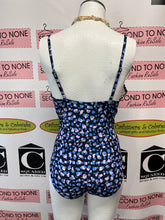 Charger l'image dans la galerie, Monsoon Beach Navy Blue &amp; Pink Swimsuit (Size 10)
