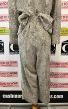 Load image into Gallery viewer, Vintage Lightweight Snake Skin Pant Suit Set (Size 16)
