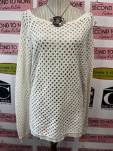 Load image into Gallery viewer, Ann Taylor LOFT Crochet Top (Size LP)
