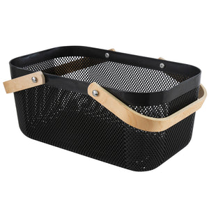 Black Mesh Storage Baskets (2 Sizes)