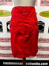 Load image into Gallery viewer, Point Zero Red Cargo Skirt (Size 9)
