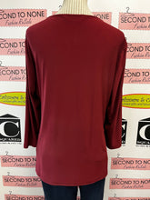 Load image into Gallery viewer, Faux Leather Patchwork Top (Size 1XL)
