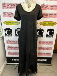 Grey Stonewash Summer Dress (Size L)