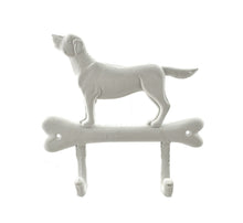 Load image into Gallery viewer, Cast Iron Dog &amp; Bone Hook (3 Colours)
