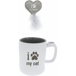 My Cat/My Human Mug & Cat Toy Set (Only 2 Left!)