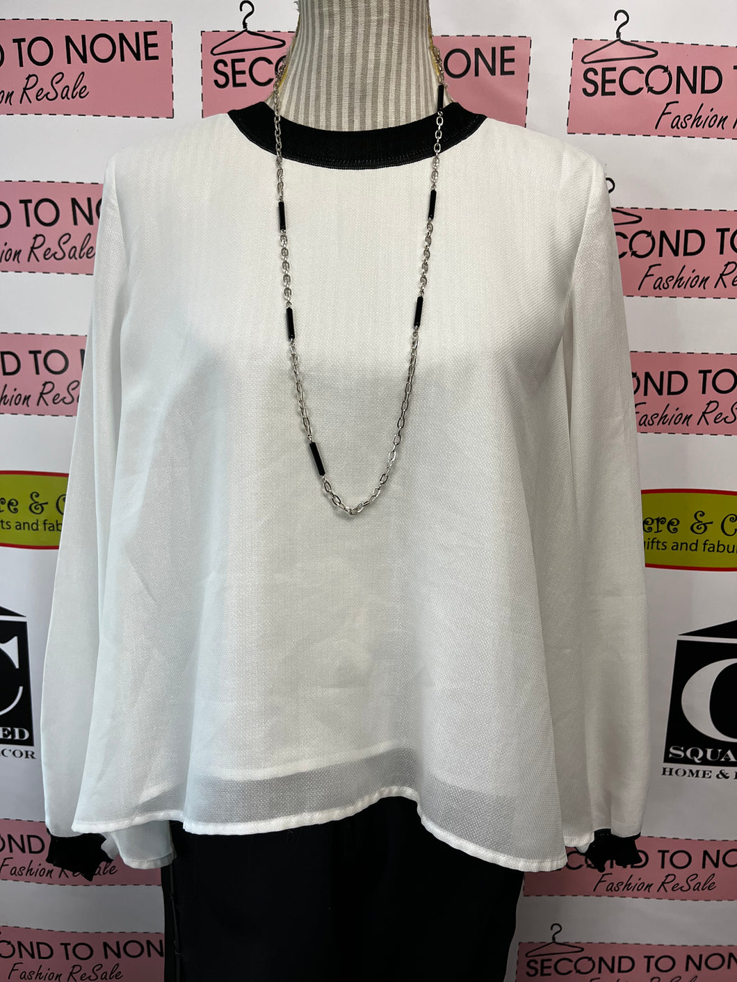 French Connection Flowy Blouse (Size 8)