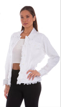 Load image into Gallery viewer, Linen-Blend Frayed Edge Jackets (Only Black Left!)
