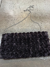 Load image into Gallery viewer, Brown Rosette Clutch
