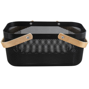 Black Mesh Storage Baskets (2 Sizes)