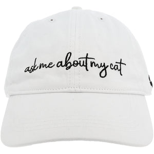 "Ask Me About My Cat" Hat